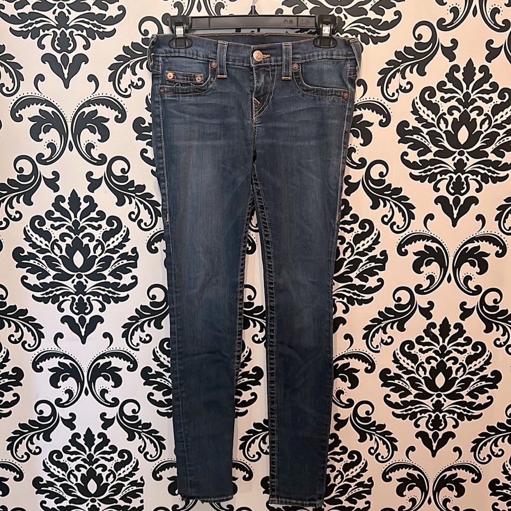 True Religion dark wash jeans. Size 29. Like new!